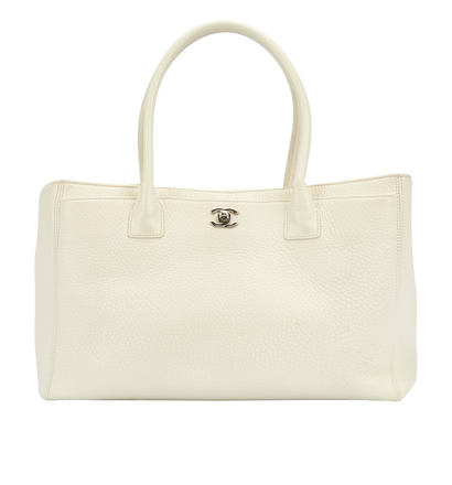 Cerf Executive Tote, &pound;1,800, Handbags, White, Leather, Front view